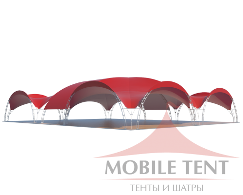 Арочный шатёр 25х20 — 500 м² Схема 3