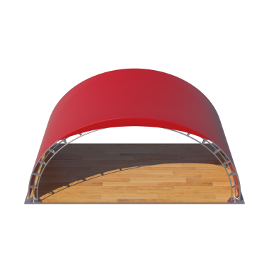 Арочный шатер 10х5 - 50 м² Схема