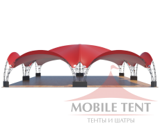Арочный шатёр 12х12 — 144 м² Схема 3