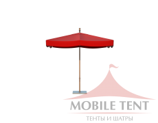 Зонт для кафе Premium Side 3х3 Схема 4